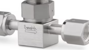 世伟洛克不锈钢波纹管密封阀，带垫片，球形阀杆头